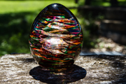 egg with cremation ash